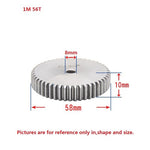 1 Mod 12T-150T Spur Gear 45# Steel Thickness 10mm Motor Pinion Transmission Gear