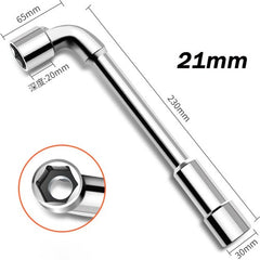 6mm-24mm Metric L Shaped Angled Open Hex 6 point Socket Wrench Doubleend Spanner
