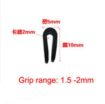U Channel Rubber Seal Strip Edge Trim Door Edge Guard Weatherstrip Insulation 1M