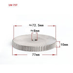 1 Mod 12T-150T Spur Gear 45# Steel Thickness 10mm Motor Pinion Transmission Gear