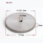 1 Mod 12T-150T Spur Gear 45# Steel Thickness 10mm Motor Pinion Transmission Gear