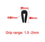 U Channel Rubber Seal Strip Edge Trim Door Edge Guard Weatherstrip Insulation 1M