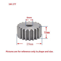 1 Mod 12T-150T Spur Gear 45# Steel Thickness 10mm Motor Pinion Transmission Gear