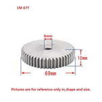 1 Mod 12T-150T Spur Gear 45# Steel Thickness 10mm Motor Pinion Transmission Gear