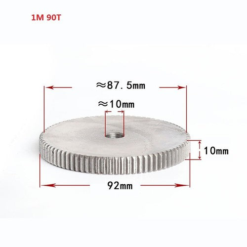 1 Mod 12T-150T Spur Gear 45# Steel Thickness 10mm Motor Pinion Transmission Gear