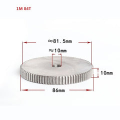 1 Mod 12T-150T Spur Gear 45# Steel Thickness 10mm Motor Pinion Transmission Gear