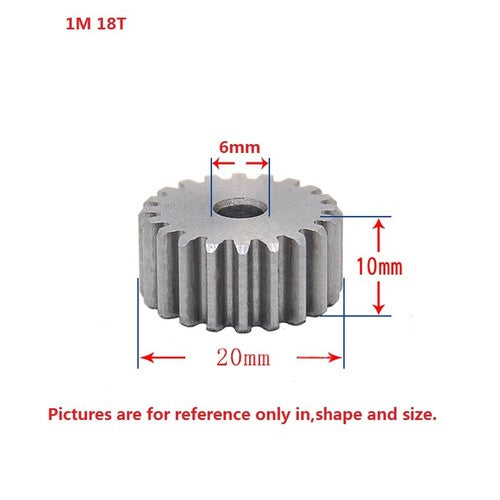 1 Mod 12T-150T Spur Gear 45# Steel Thickness 10mm Motor Pinion Transmission Gear