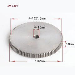 1 Mod 12T-150T Spur Gear 45# Steel Thickness 10mm Motor Pinion Transmission Gear