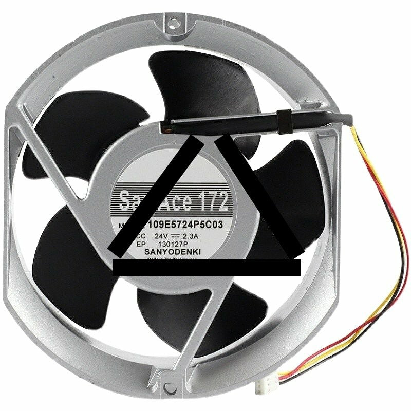 San Ace Sanyo Denki 109E5724P5C03 DC 24V 2.3A 3 Wires / 4 Wires Axial Cooling Fan