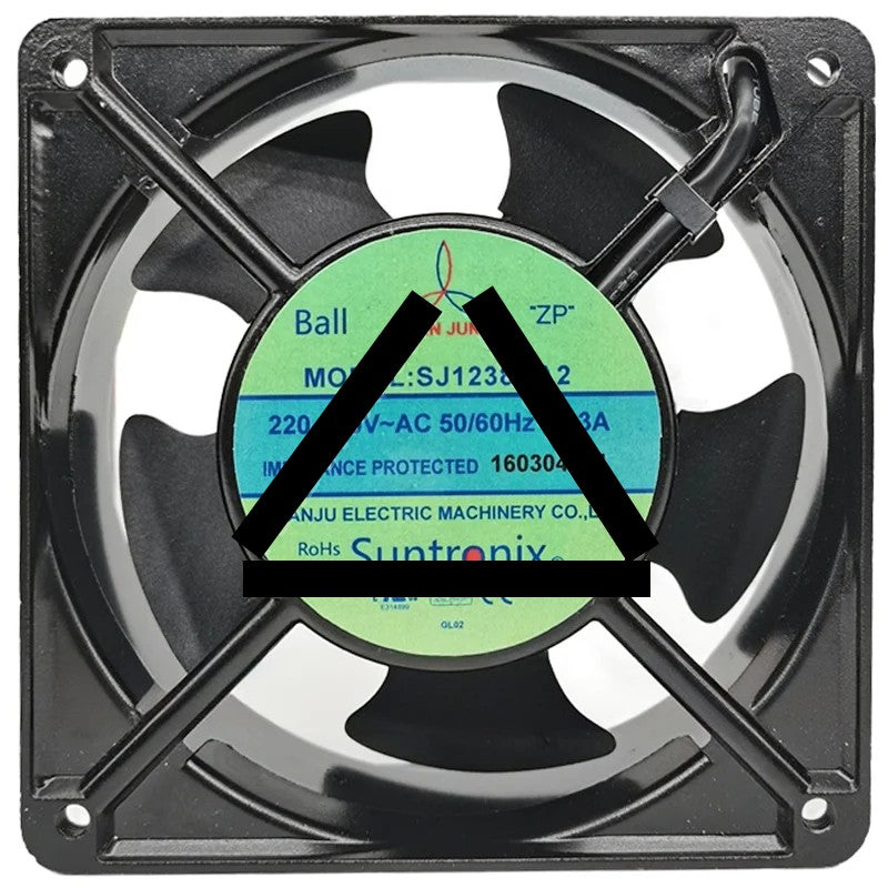 SAN JUN SJ1238HA2 220-240V 0.13A 2 Wires Cooling Fan