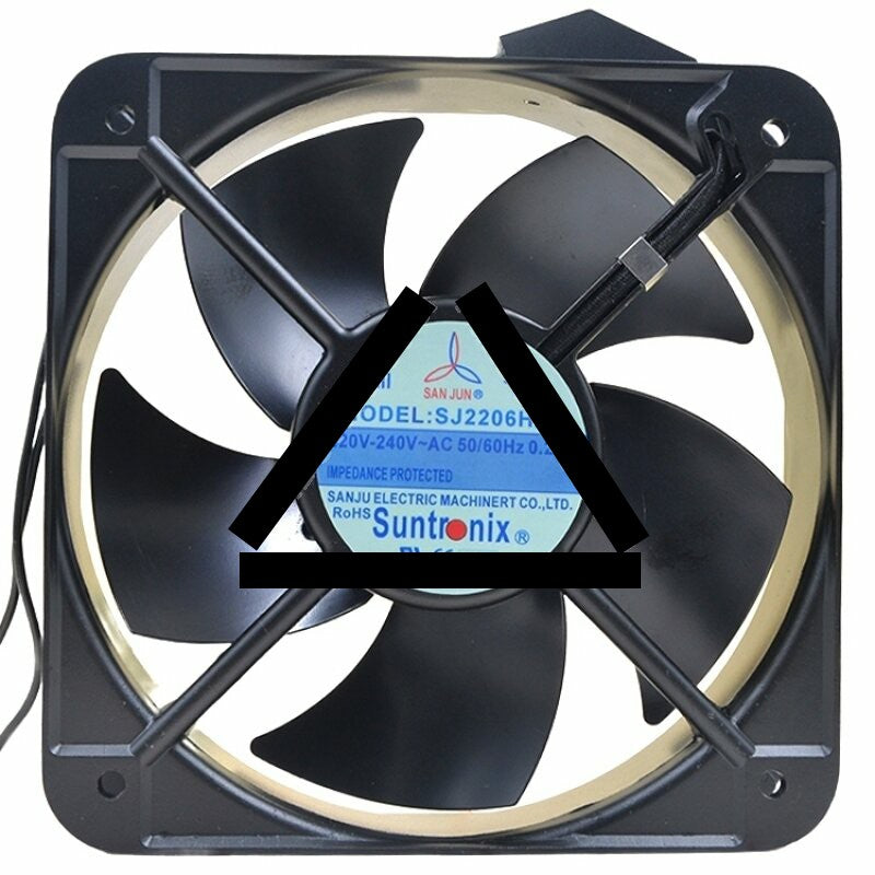 SAN JUN SJ2206HA2 AC 220V-240V 0.28A Impedance Protected Axial Cooling Fan