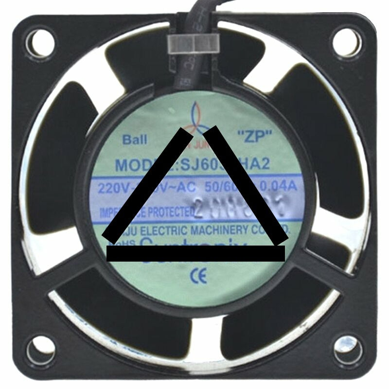 SAN JUN SJ6030HA2 AC 220V-240V 0.04A Impedance Protected Cooling Fan