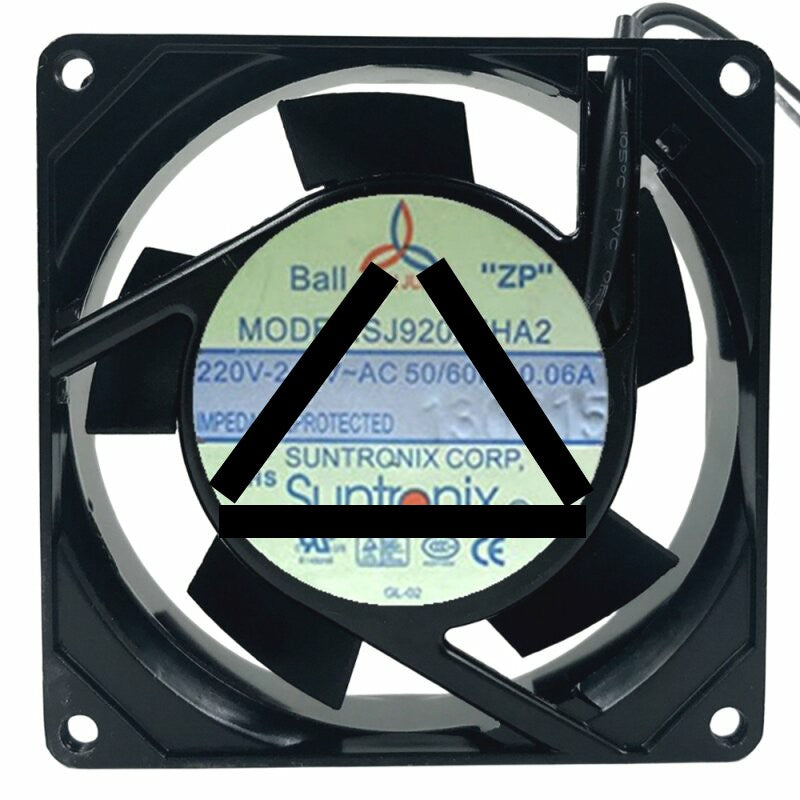 SAN JUN SJ92025HA2 AC 220V-240V 0.06A Impedance Protected Axial Cooling Fan