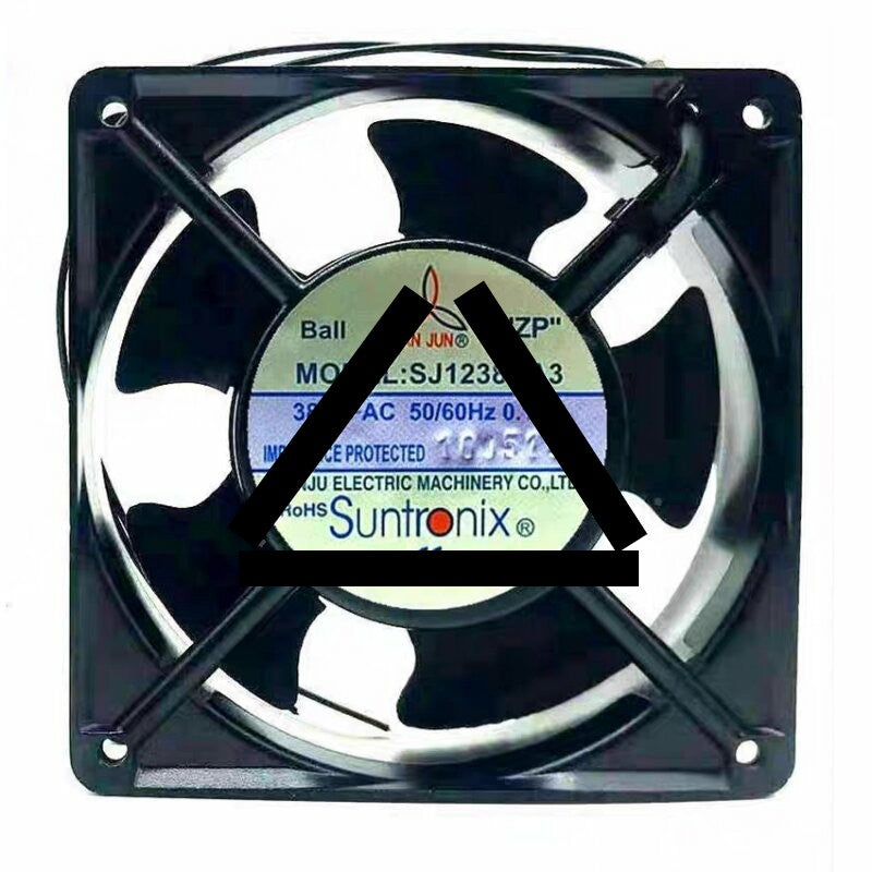SANJU SJ1238HA3 AC 380V 0.10A 2 Wires Axial Cooling Fan