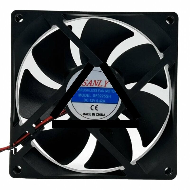 SANLY SF9225SH DC 12V 0.42A 9225 Axial Brushless Cooling Fan