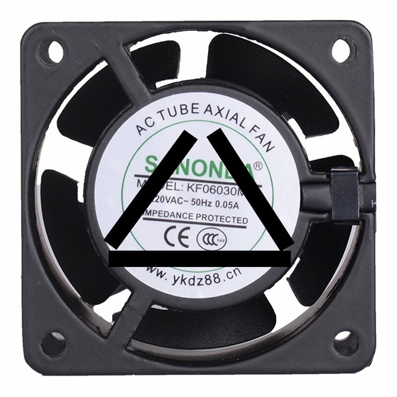 SANONDA KF06030MBL AC 220V 0.05A 6030 Impedance Protected Axial Cooling Fan