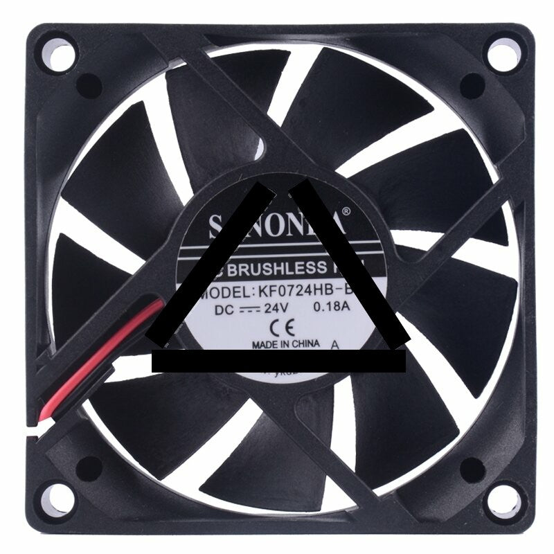 SANONDA KF0724HB-B20 DC 24V 0.18A 2 Wires Brushless Axial Cooling Fan