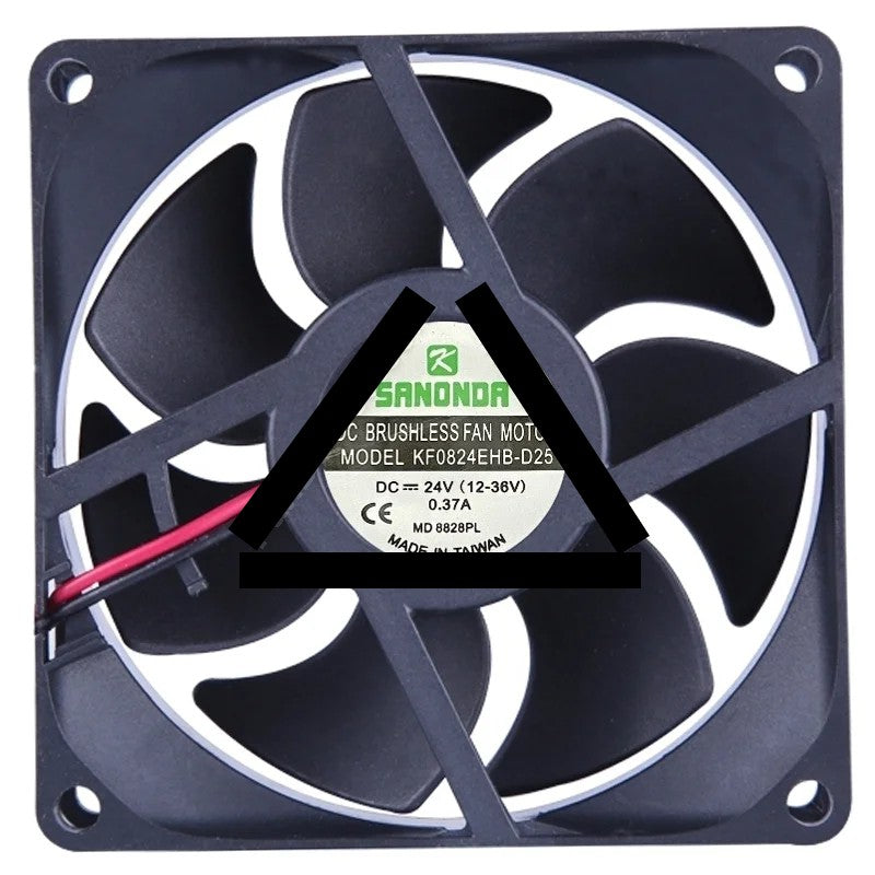 SANONDA KF0824EHB-D25 24V 0.37A DC Brushless 2 Wires Axial Cooling Fan
