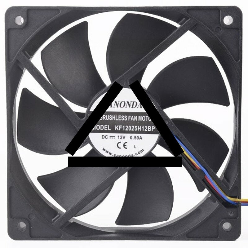 SANONDA KF12025H12BP 12V 0.50A DC Brushless Cooling Fan