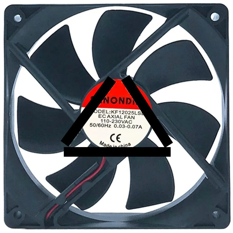 SANONDA KF12025LSL 110-230V 0.03-0.07A 2 Wires Cooling Fan