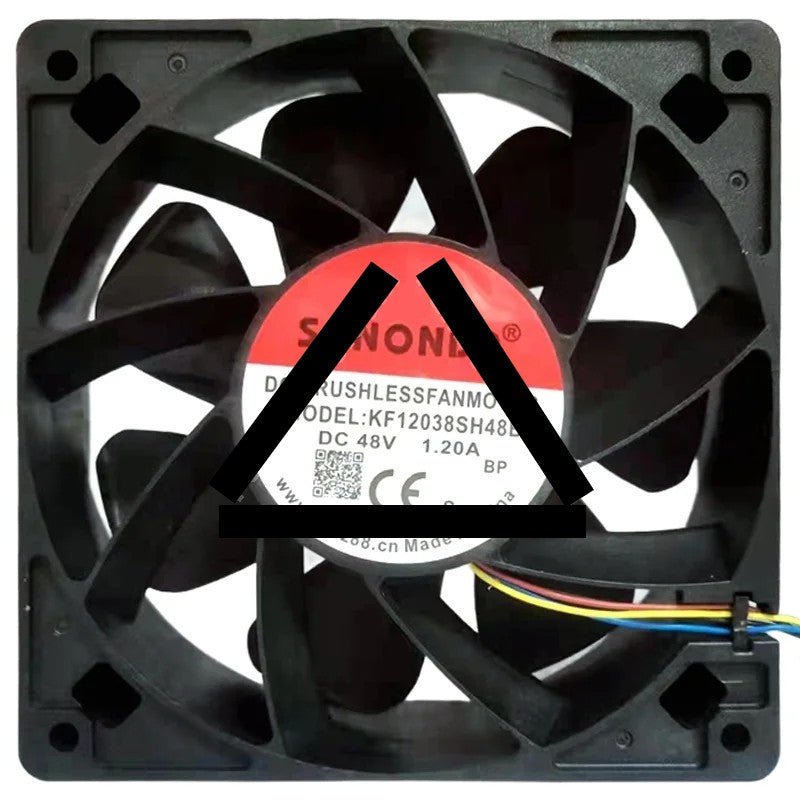 SANONDA KF12038SH48B 48V 1.20A 4 Wires Axial Cooling Fan