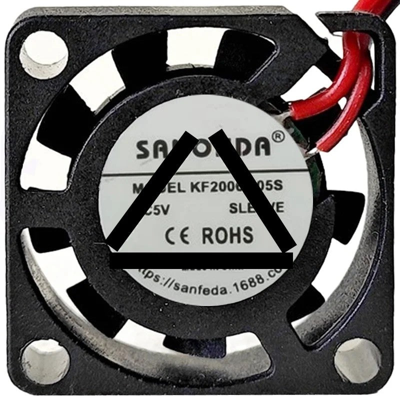 SANONDA KF2006M05S 5V 2 Wires Sleeve Bearing Cooling Fan