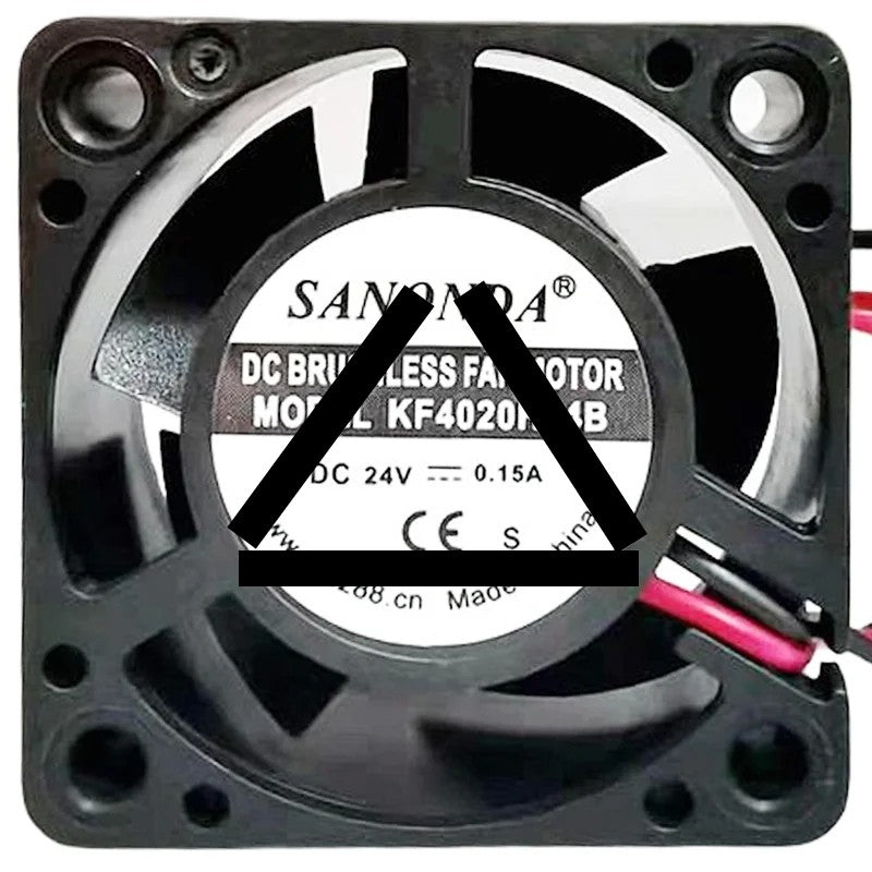 SANONDA KF4020H24B 24V 0.15A 2 Wires Brushless Cooling Fan