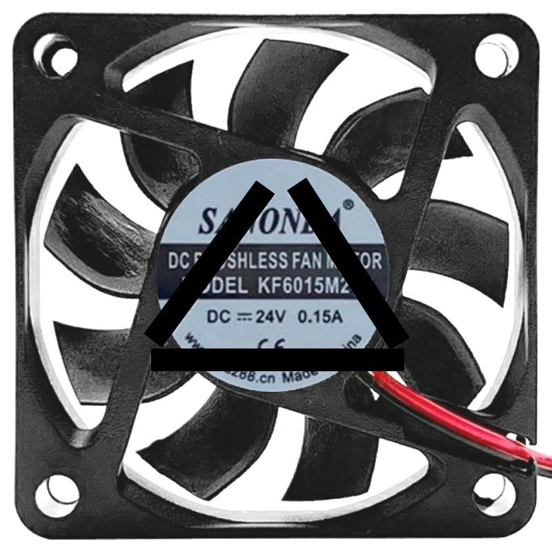 SANONDA KF6015M24B 24V 0.15A 2 Wires Axial Cooling Fan