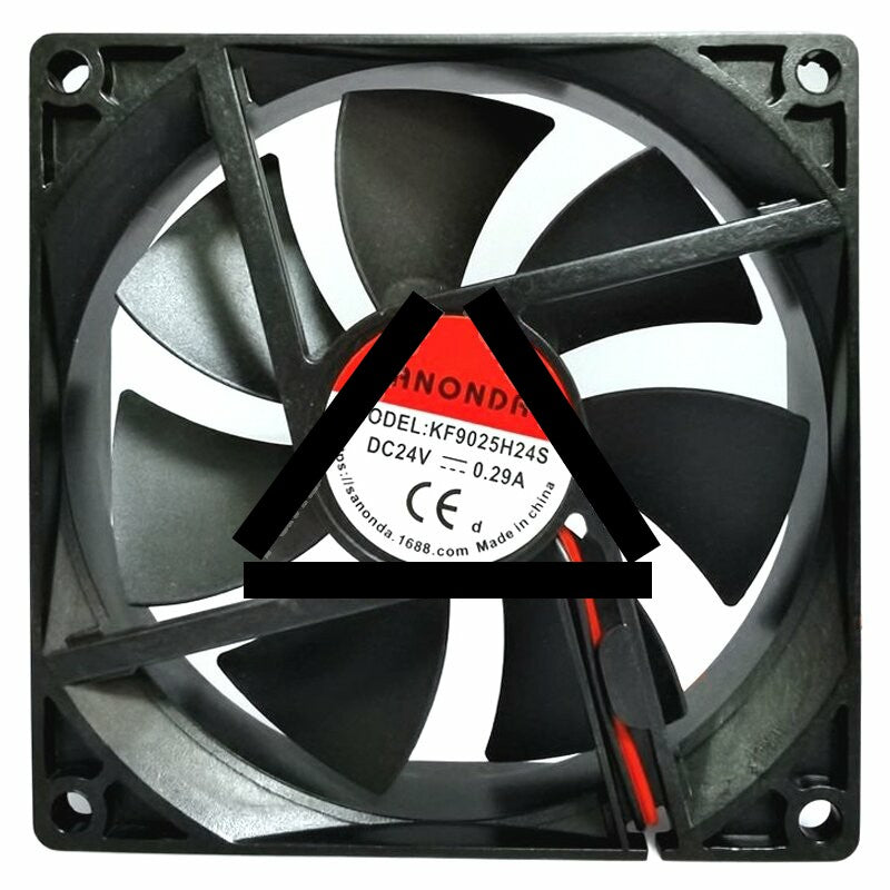 SANONDA KF9025H24S DC 24V 0.29A 2 Wires 9025 Axial Cooling Fan
