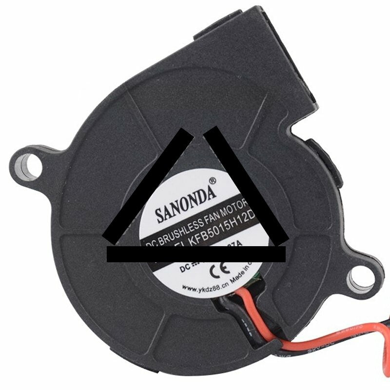 SANONDA KFB5015H12D 12V 0.27A 2 Wires DC Brushless Blower Cooling Fan