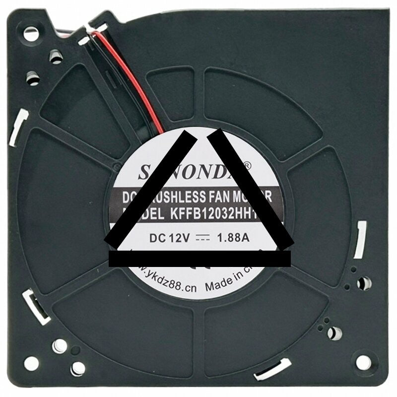 SANONDA KFFB12032HH12B 12V 1.88A 2 Wires Blower Cooling Fan