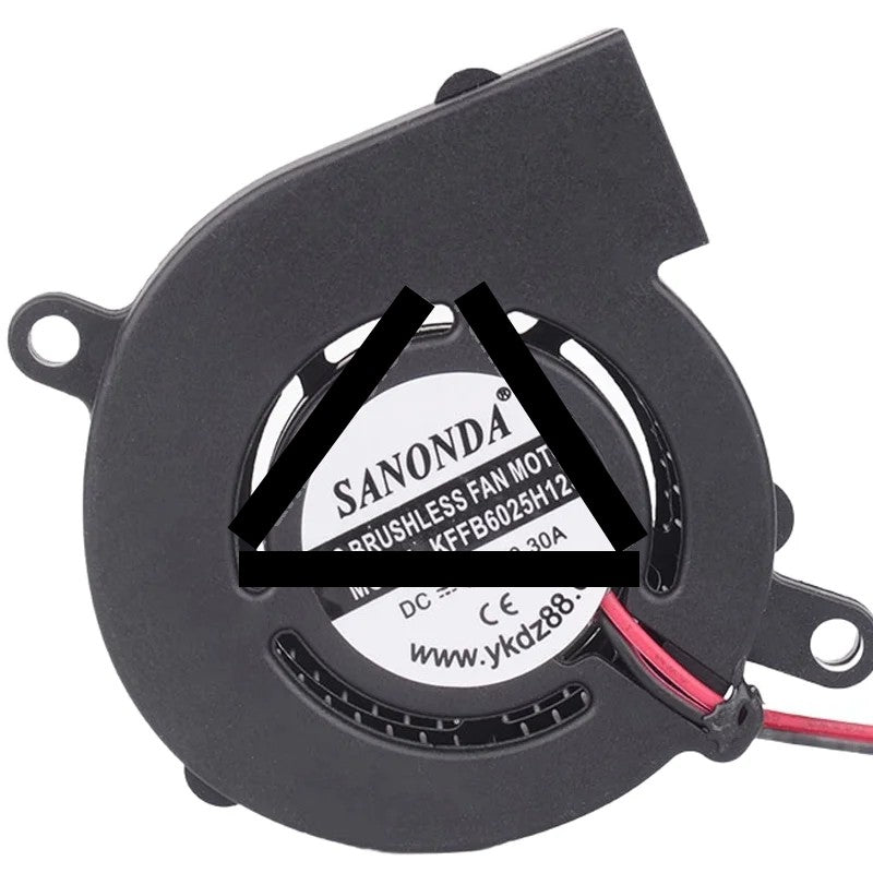 SANONDA KFFB6025H12S 12V 0.30A 2 Wires Blower Cooling Fan