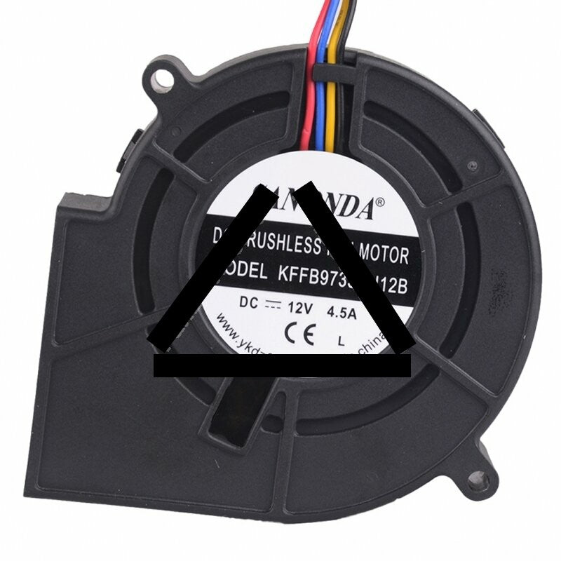 SANONDA KFFB9733SH12B DC 12V 4.5A Brushless Blower Cooling Fan