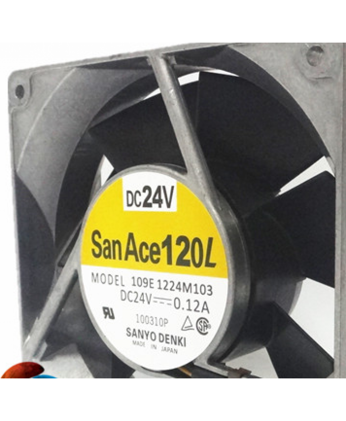 Original SANYO 109E1224M103 120*120*38MM 24V 0.12A fan
