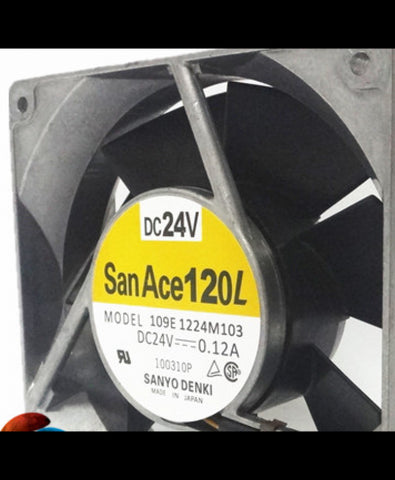 Original SANYO 109E1224M103 120*120*38MM 24V 0.12A fan