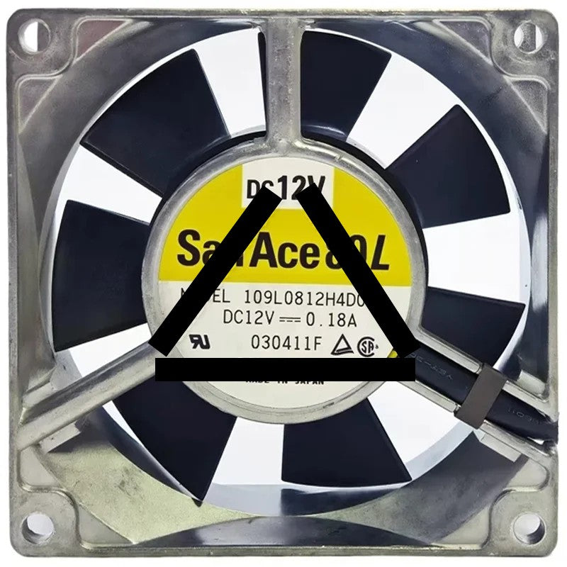 Sanyo 109L0812H4D07 12V 0.18A 2 / 3 Wires Axial Cooling Fan