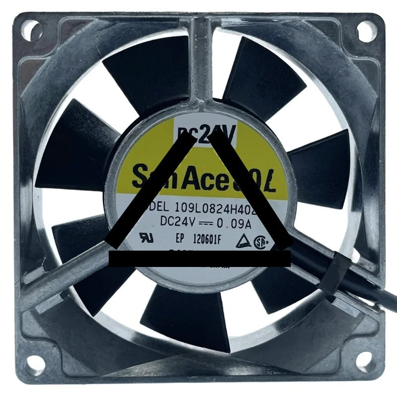 Sanyo 109L0824H402 24V 0.09A 2 Wires Axial Cooling Fan