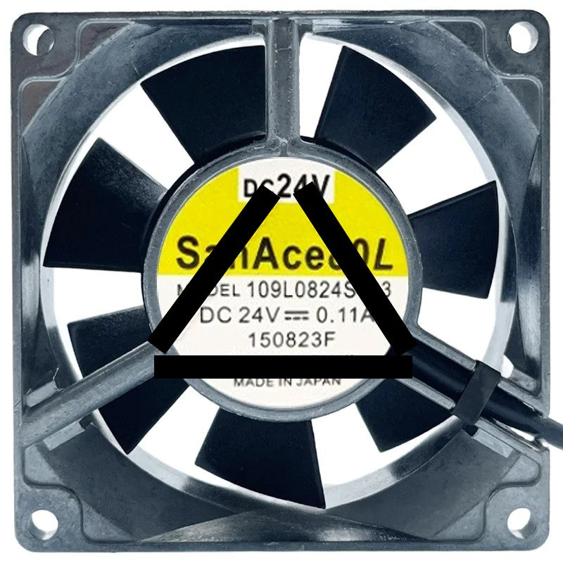 Sanyo 109L0824S403 DC 24V 0.11A 2 Wires Axial Cooling Fan