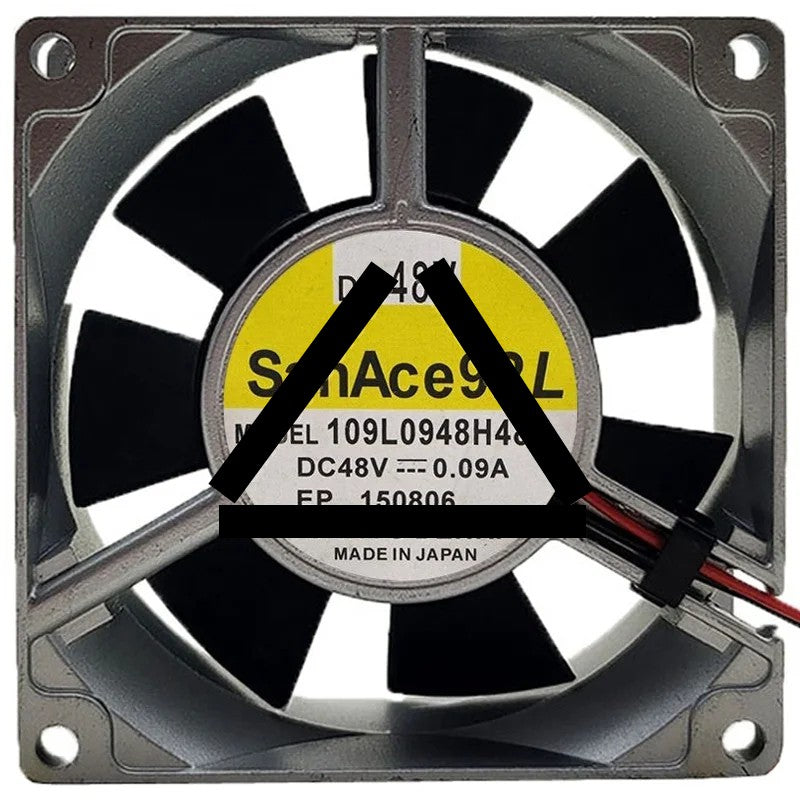 Sanyo 109L0948H482 48V 0.09A 2 Wires Axial Cooling Fan