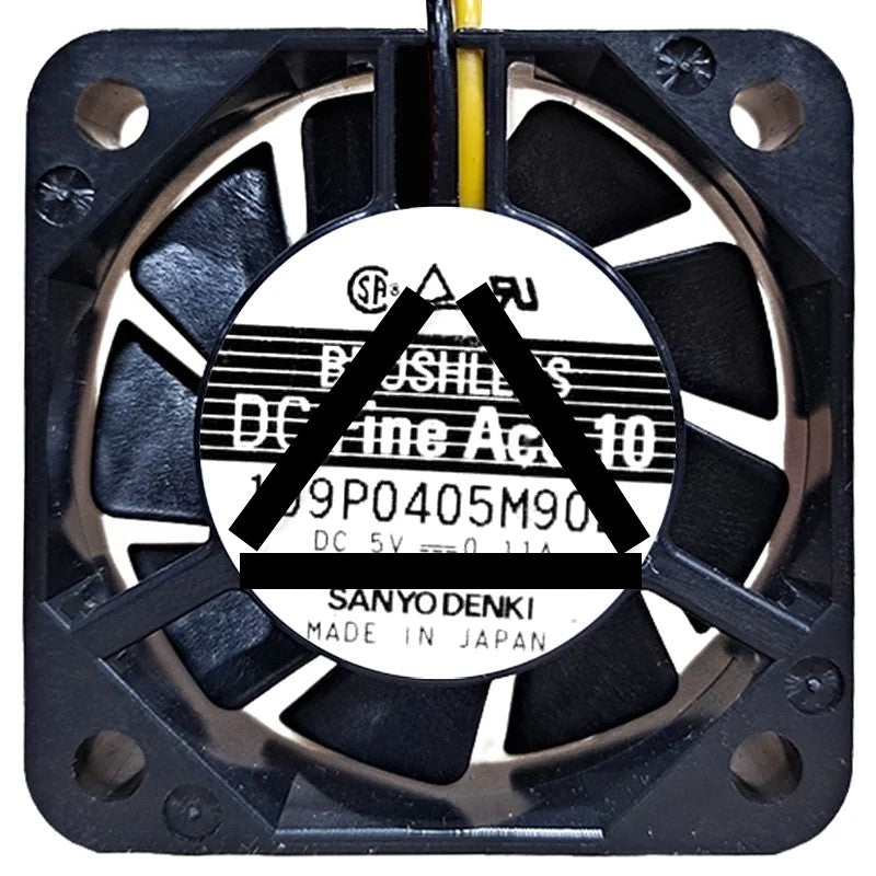 Sanyo 109P0405M902 5V 0.11A DC Brushless 2 Wires Axial Cooling Fan
