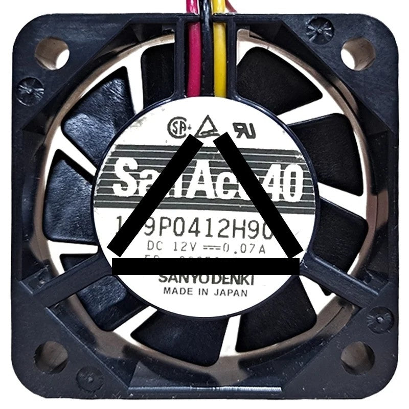 Sanyo 109P0412H901 12V 0.07A 2 / 3 Wires Cooling Fan