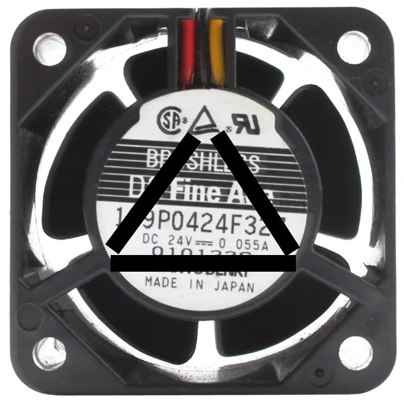 Sanyo 109P0424F327 24V 0.055A 2 / 3 Wires Axial Cooling Fan