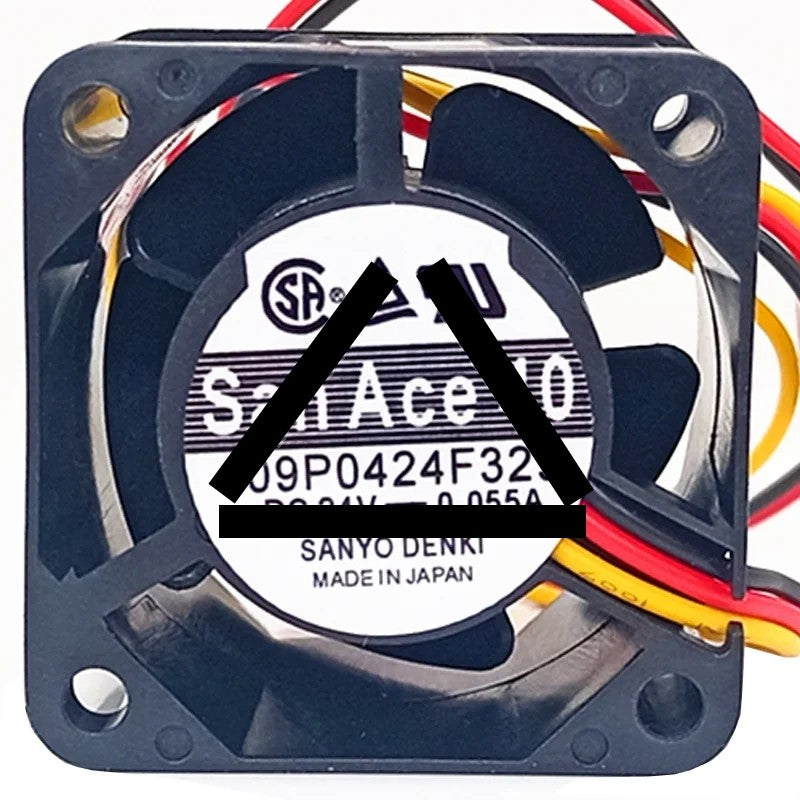 Sanyo 109P0424F329 24V 0.055A 3 Wires Axial Cooling Fan