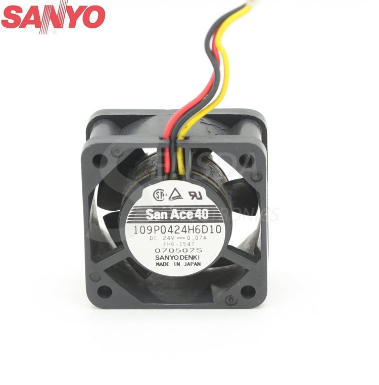 Sanyo 109P0424H6D10 40 24V 0.07A 40mm 4cm computer case cpu axial cooling fan blower cooler