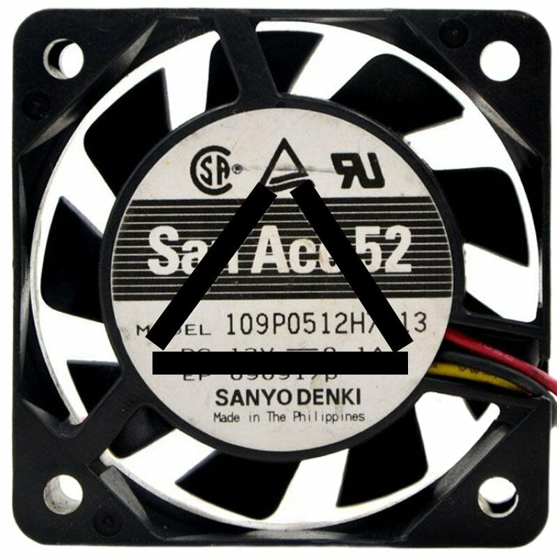 Sanyo 109P0512H7D13 12V 0.1A 2 / 3 / 4 Wires Cooling Fan