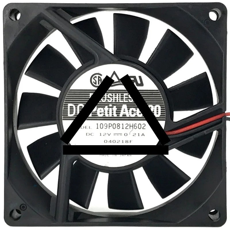 Sanyo 109P0812H602 12V 0.21A DC Brushless Cooling Fan