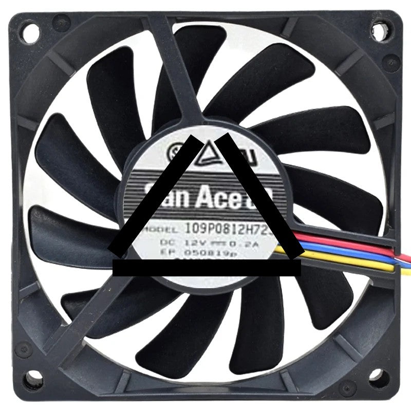 Sanyo 109P0812H723 DC 12V 0.2A 3 Wires Axial Cooling Fan