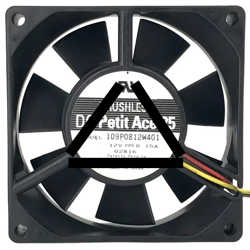 Sanyo 109P0812W401 12V 0.15A DC Brushless Cooling Fan