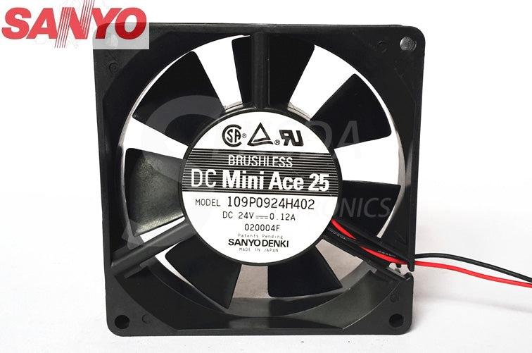 Sanyo 109P0924H402 9025 90mm DC 24V 0.12A inverter Silent Chassis cooling Fans cooler
