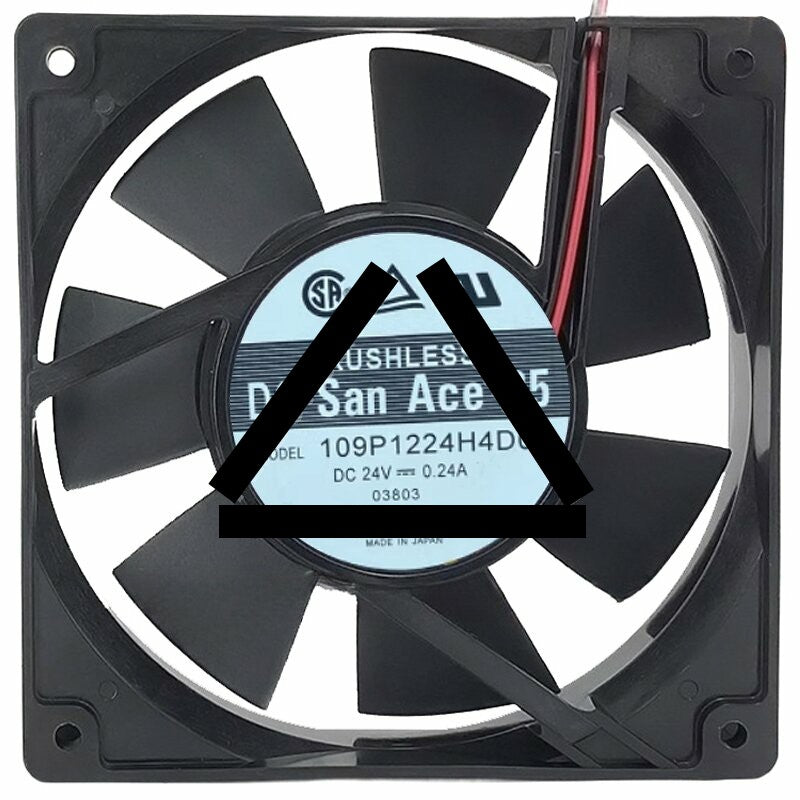 Sanyo 109P1224H4D01 24V 0.24A Axial Cooling Fan